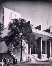 Das amerikanische Gebäude auf der Pariser Weltausstellung, 1937